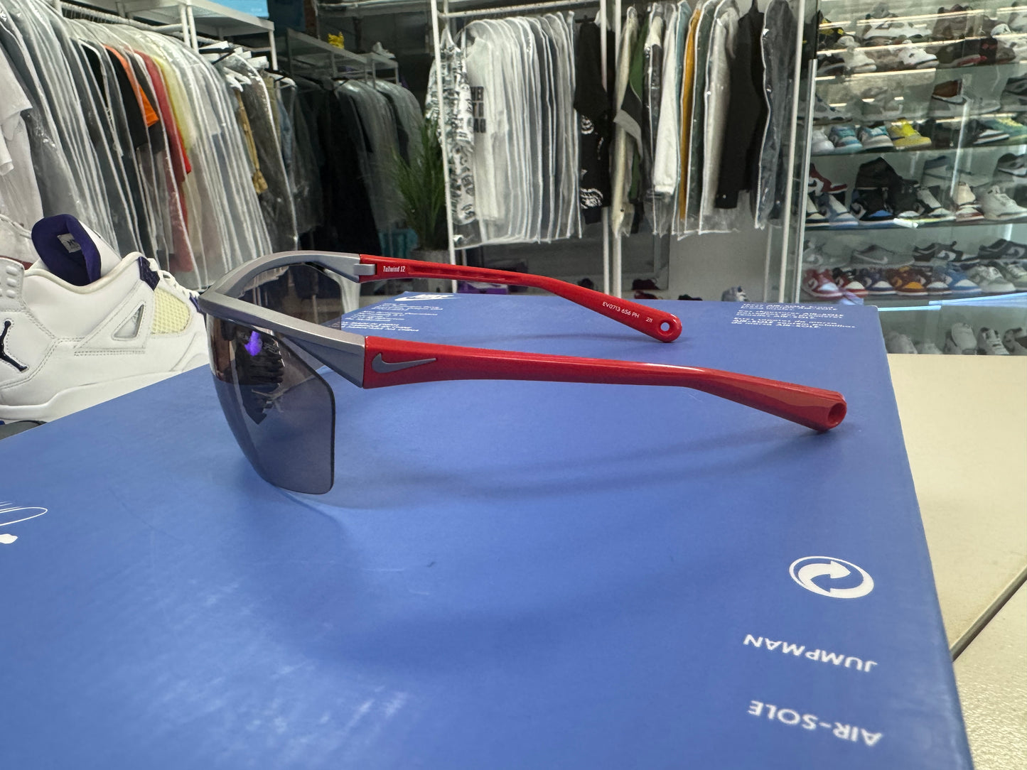 Nike Tailwind 12 Red Sunglasses