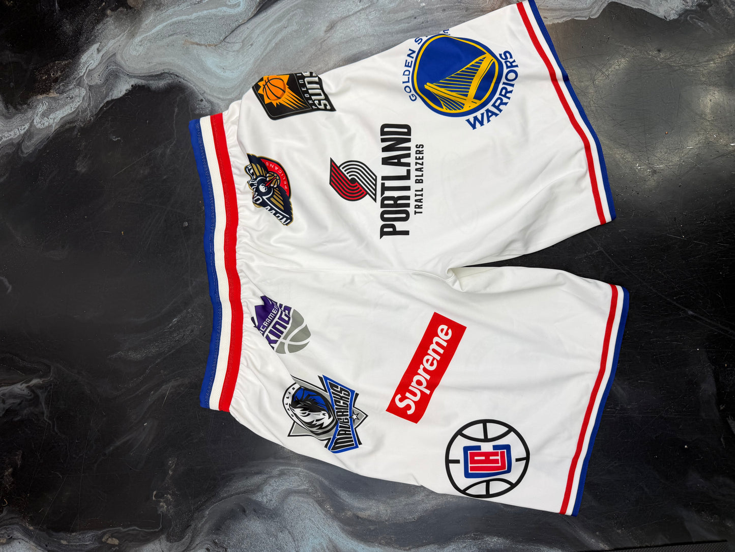 Supreme Nike/NBA Teams Authentic Short white 2018