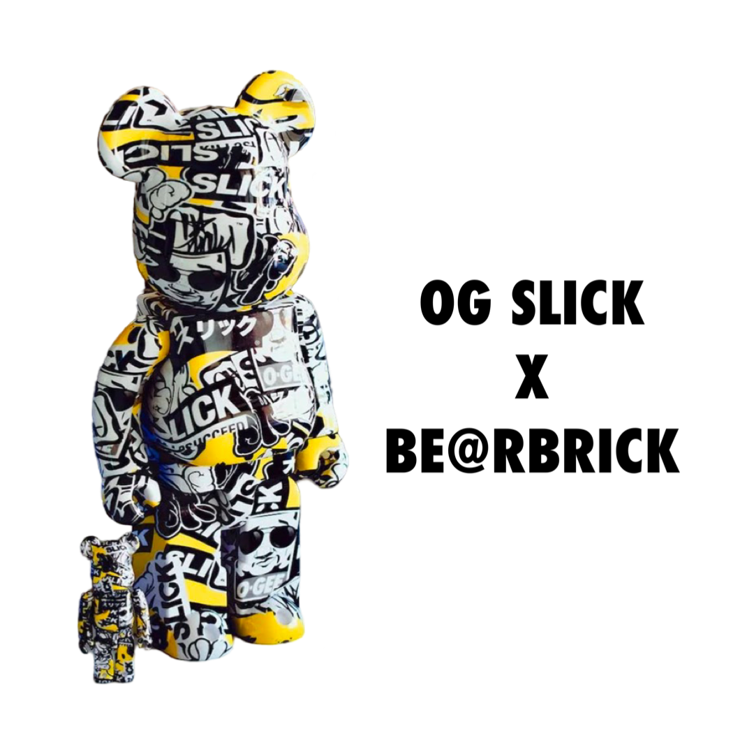 HAPPY OG SAN BEARBRICK SET BY OG SLICK (100% and 400%)