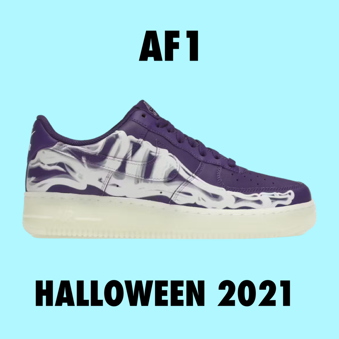 Nike Air Force 1 Low '07 QS
Purple Skeleton Halloween (2021)