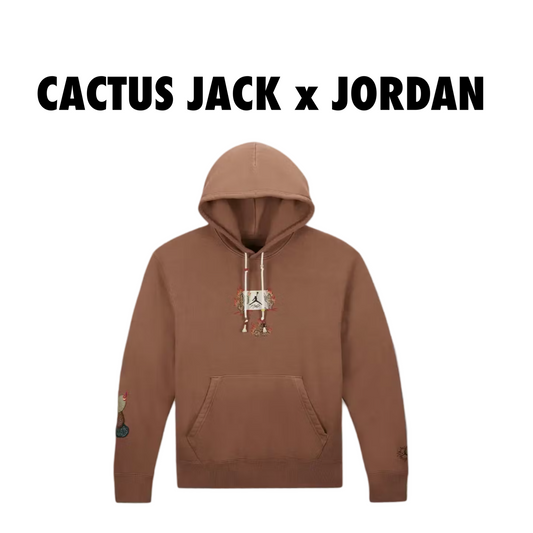 Travis Scott × Jordan Flight Graphic Hoodie Archaeo brown sample