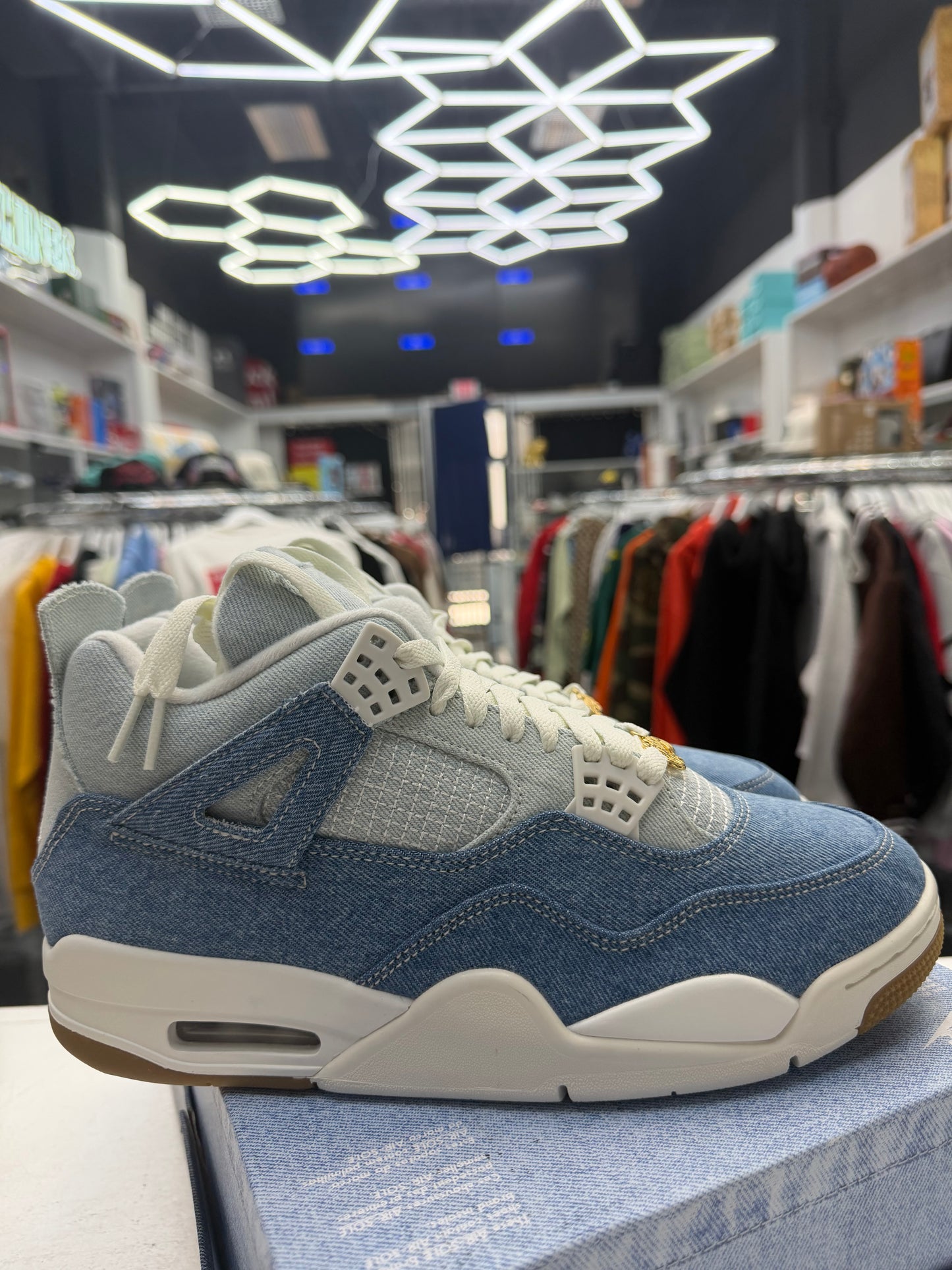 Jordan 4 Retro TEX Denim Worn Blue