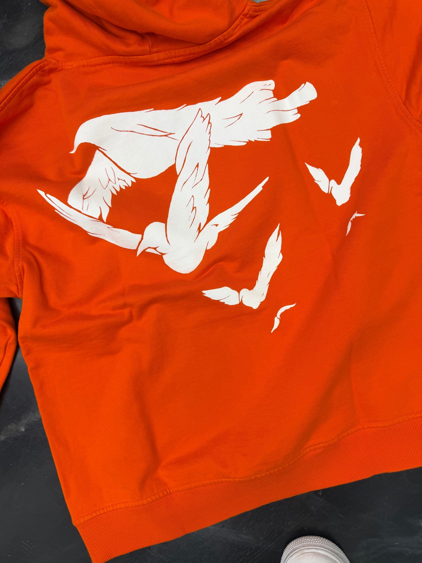 Revenge Dove Hoodie Orange