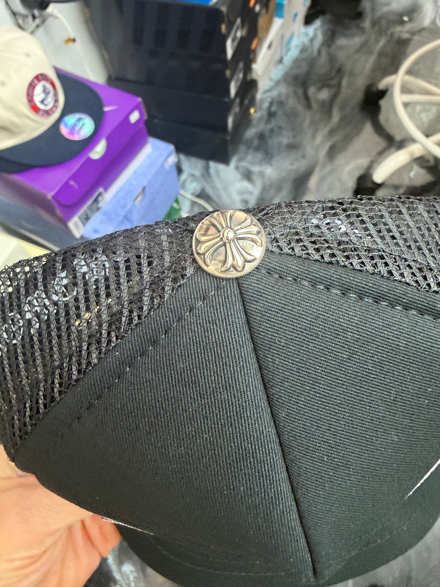 Chrome Hearts Los Angeles Exclusive Trucker Hat Black