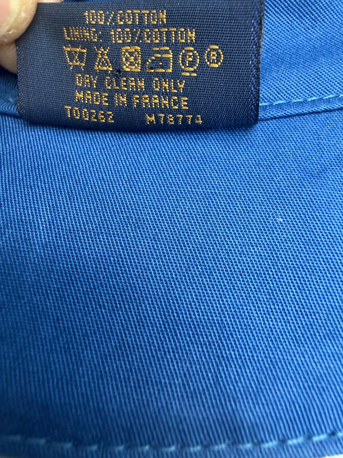 Louis Vuitton Denim Monogram Reversible Bucket Hat – Size 62xm