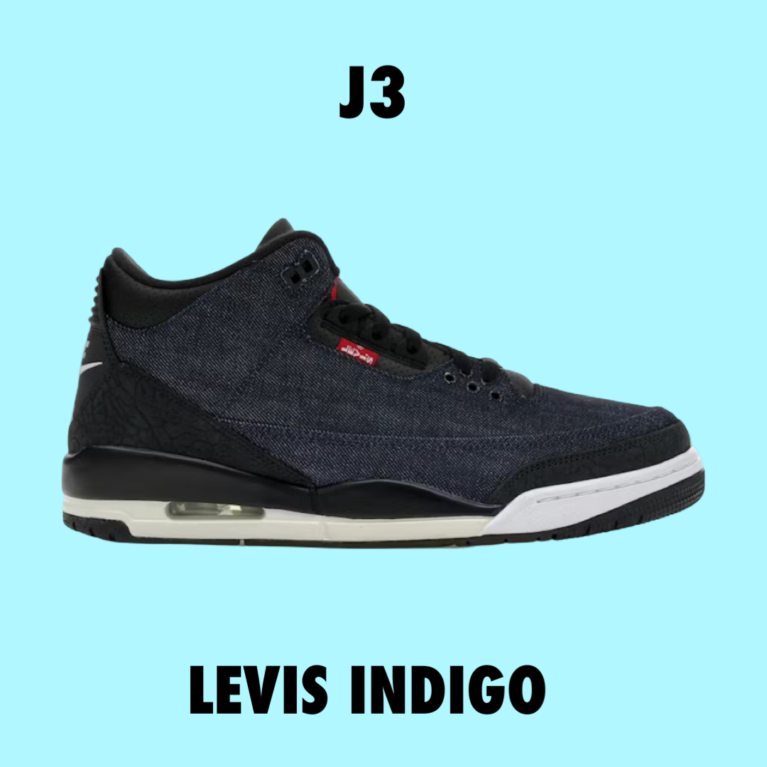 Jordan 3 Retro Levi's indigo