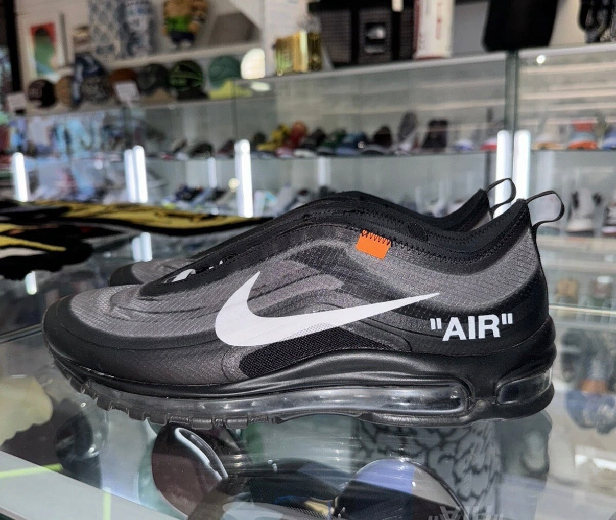 Nike Air Max 97 OFF-WHITE Black 2018 worn