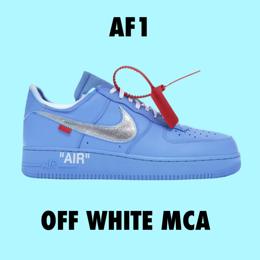 Off White x Nike Air Force 1 Low '07 MCA University Blue