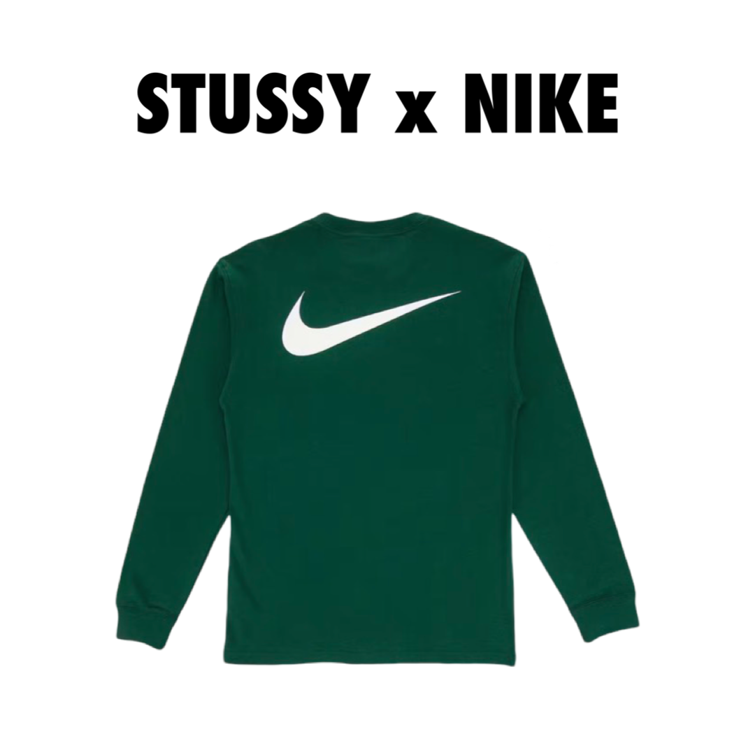 Nike x Stussy SS Link L/S T-shirt Green – Drexlers