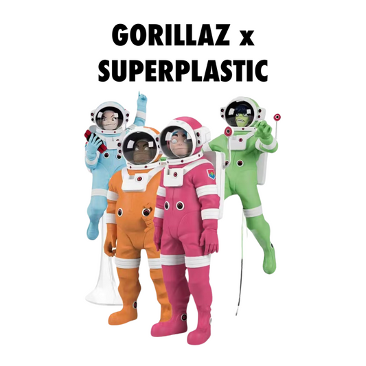 Superplastic x Gorillaz Spacesuit Set Figures
