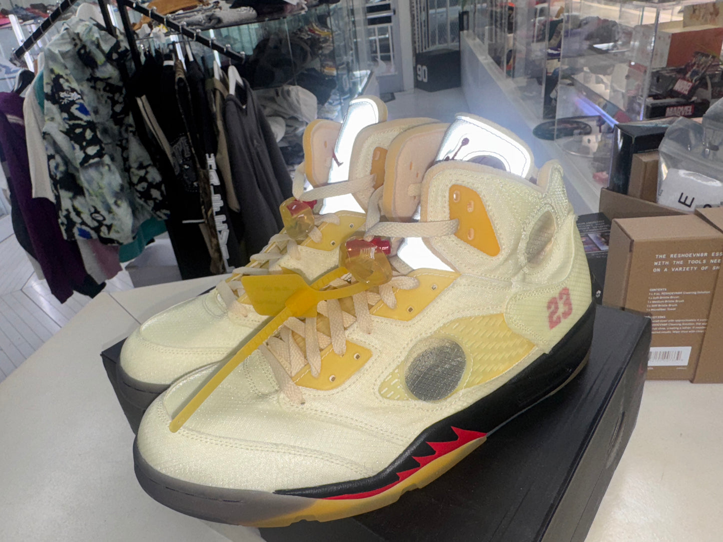 Jordan 5 OFF-WHITE Sail 2020