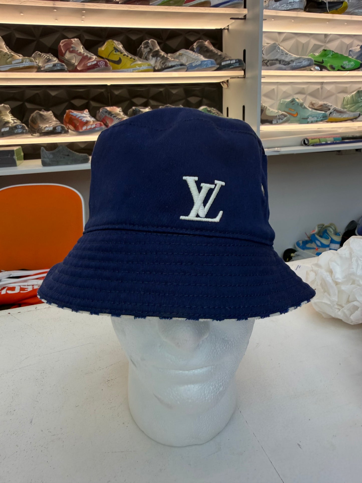 Louis Vuitton Monogram Reversible Bucket Hat – Size m