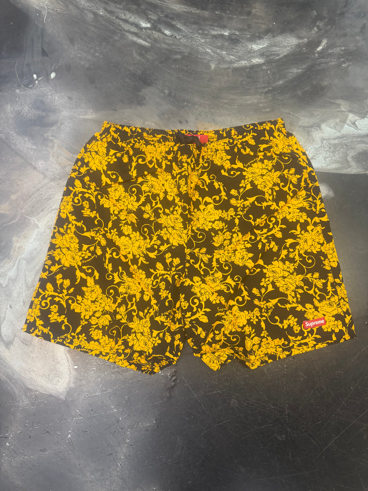 Supreme Nylon Water Short (SS20) Black Floral