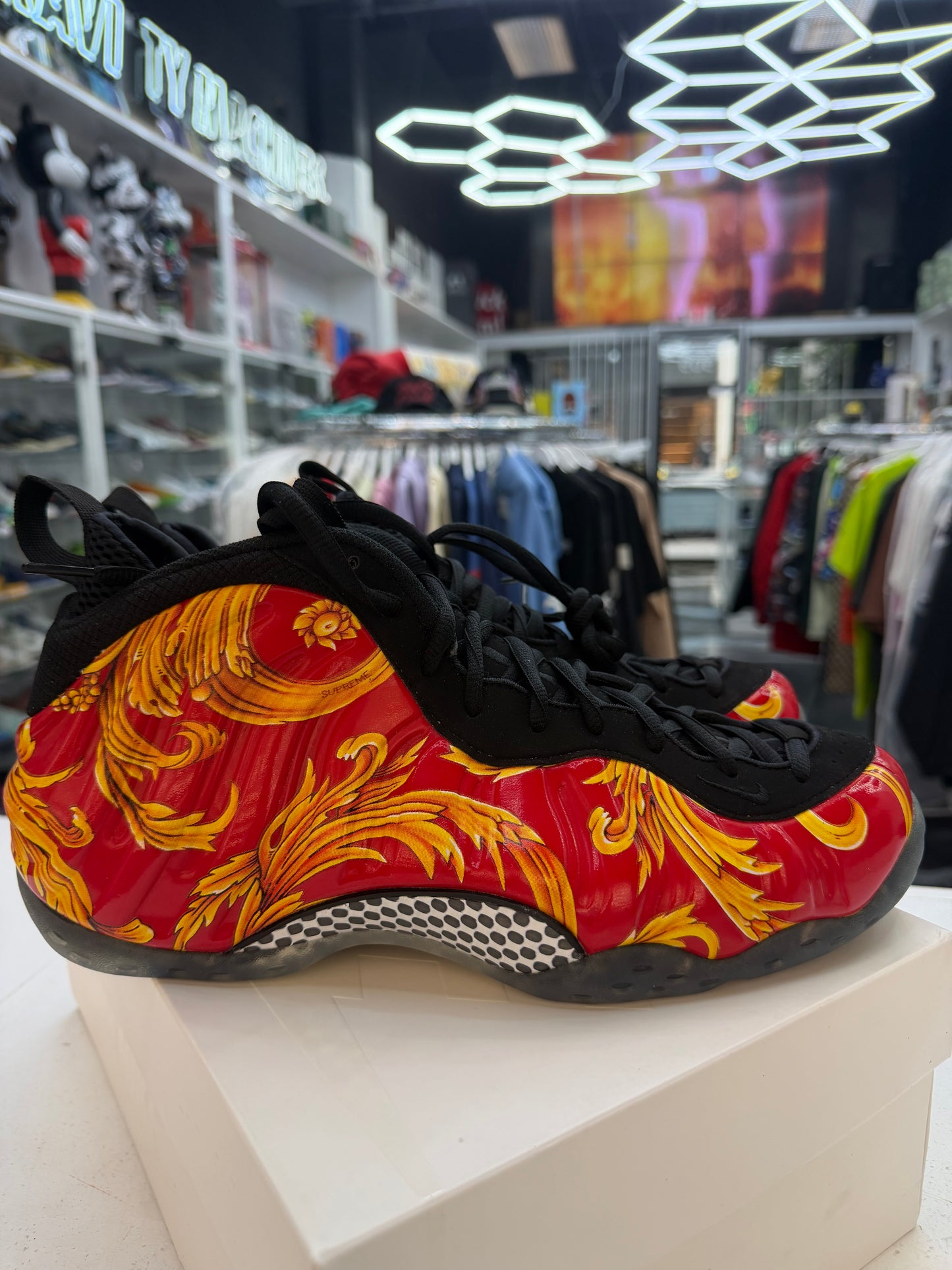 Nike Air Foamposite One Supreme Red 2014