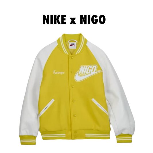 Nike x Nigo NRG Varsity Jacket Yellow
