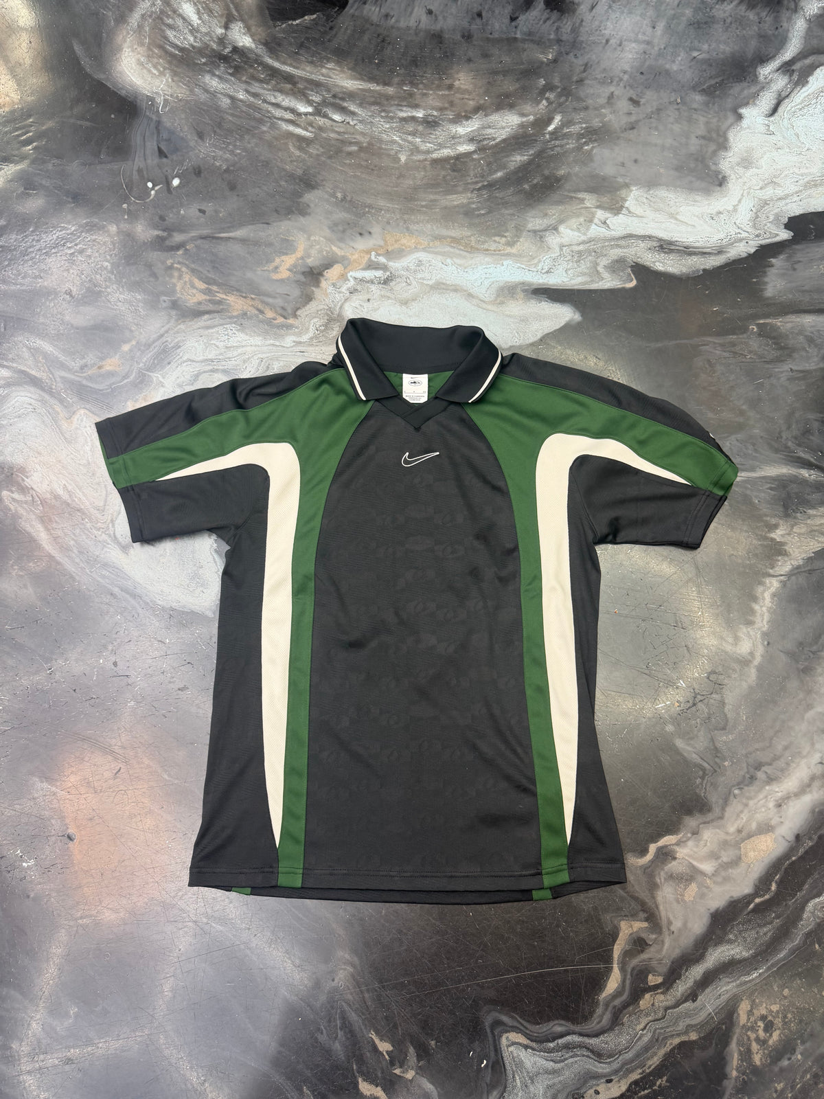2024 Men Corteiz x Nike NRG Jersey Black Forest Green