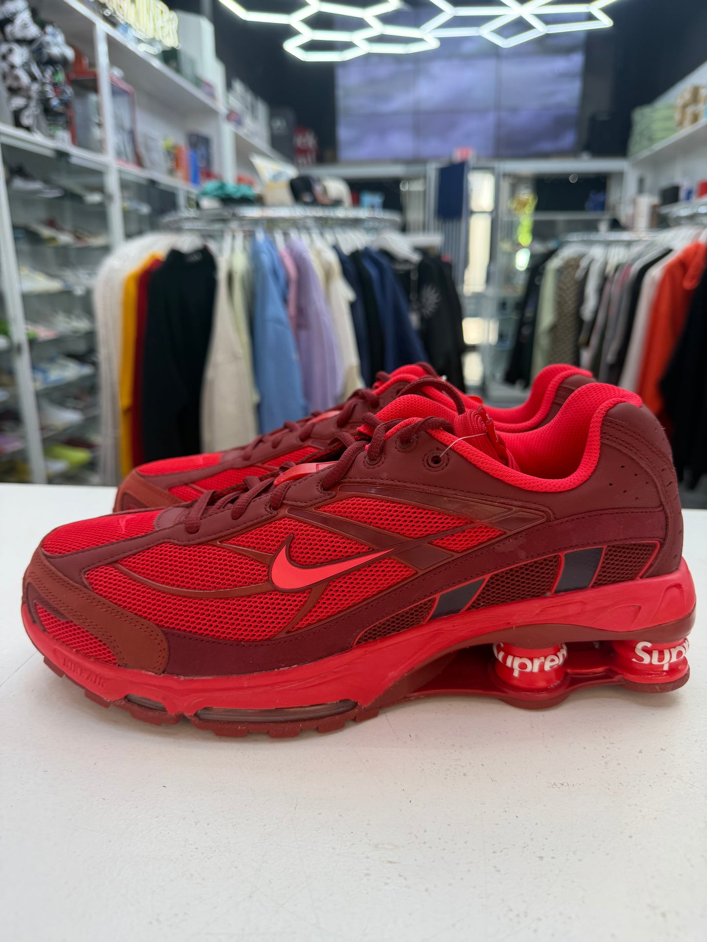 Nike x Supreme Shox red 2022