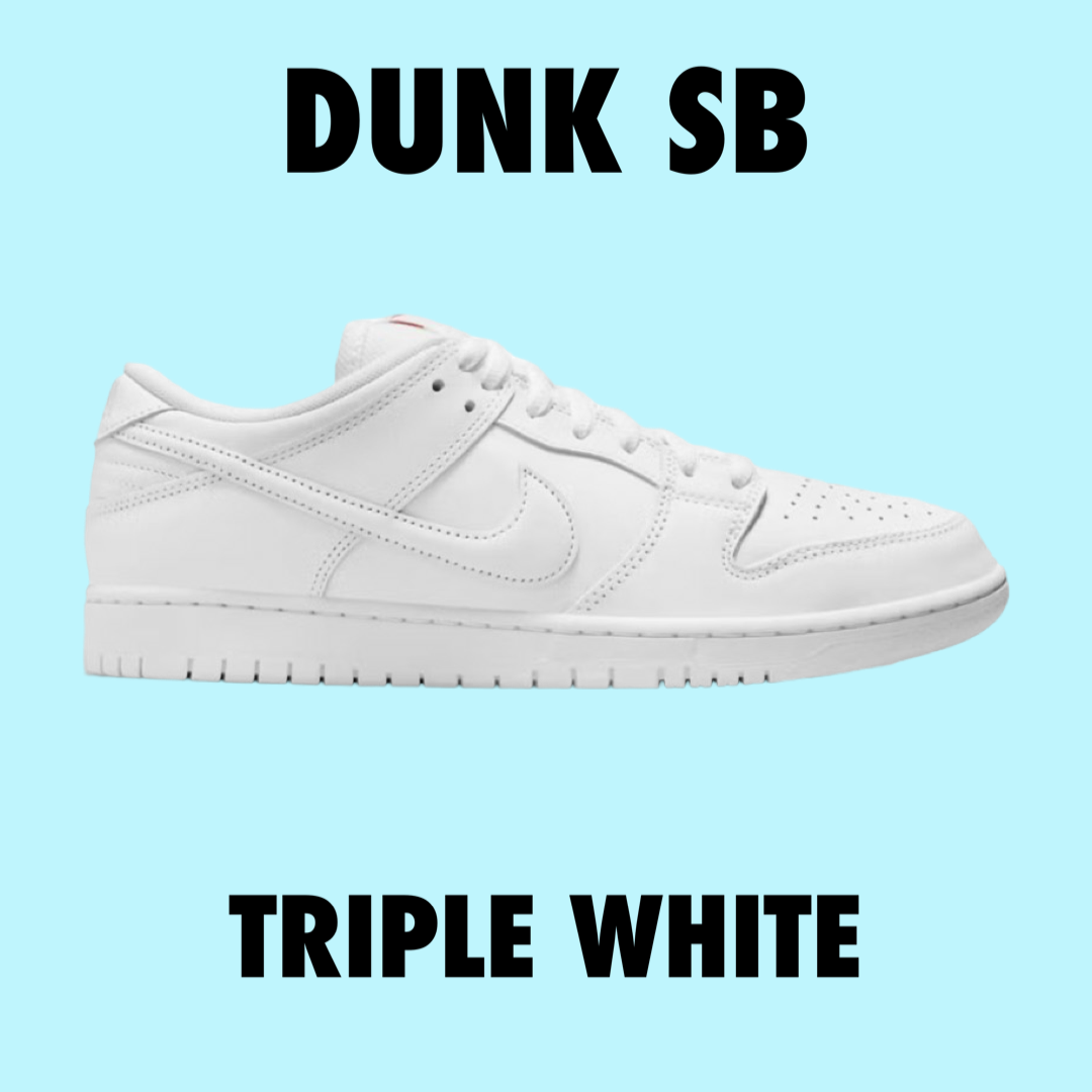 Nike SB Dunk Low Pro
Triple White