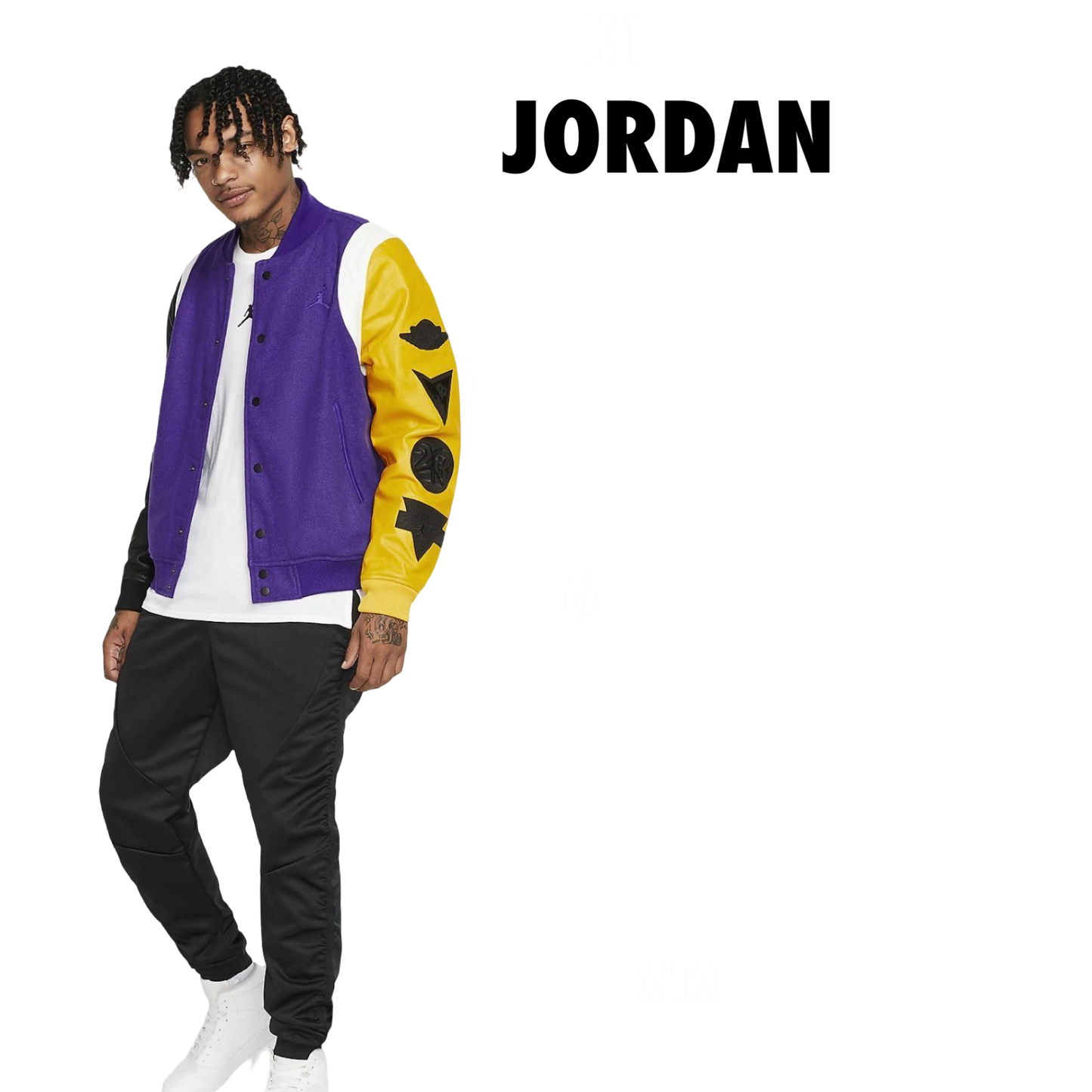 NIKE JORDAN DNA VARSITY Jacket  "LAKERS" unreleased !