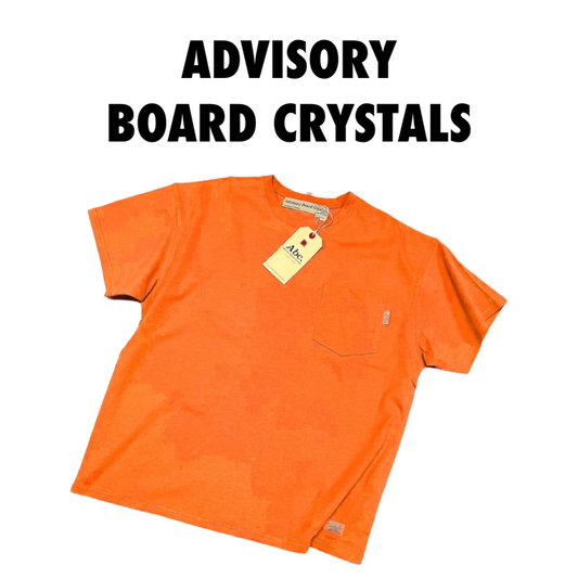 Advisory Board Crystals Short Sleeve Pocket Tee Orange