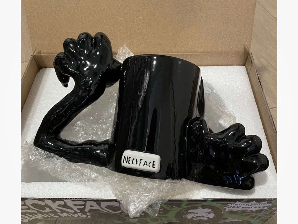Nasty Neckface Neck Face Art Coffee A Mug Only A Mother Could Love Black