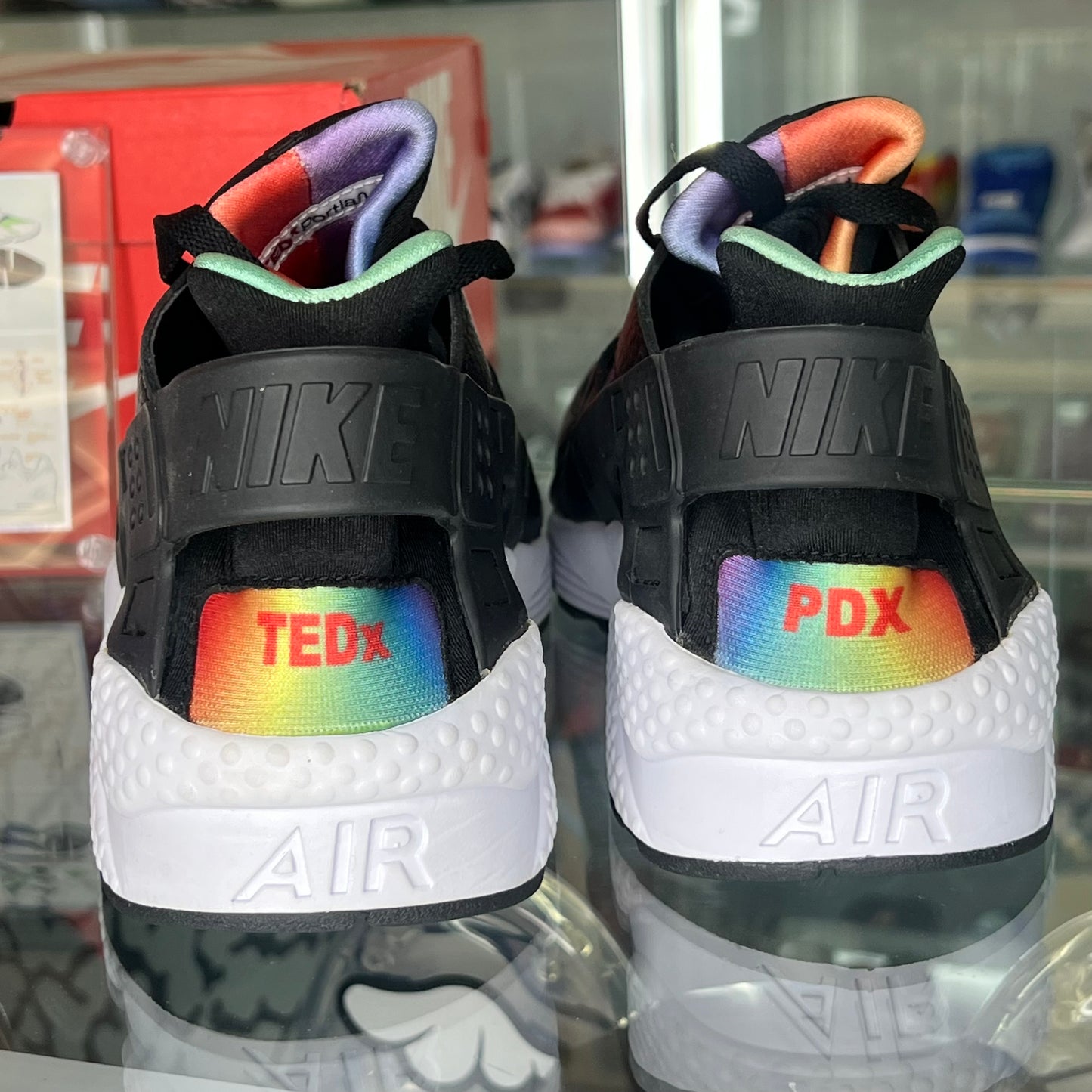 Nike Air Huarache Run Rainbow TEDx Promo Tinker Hatfield 1 50 size 11 Drexlers