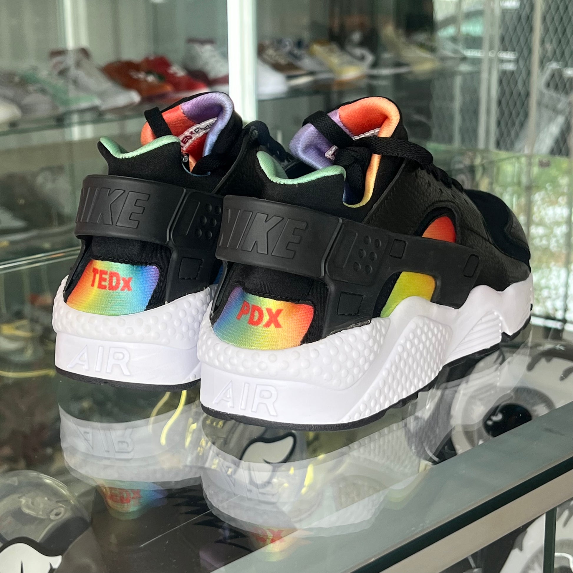 Nike Air Huarache Run Rainbow TEDx Promo Tinker Hatfield 1 50 size 11 Drexlers