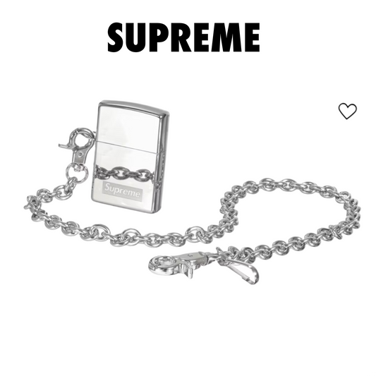 Supreme Chain Zippo Silver