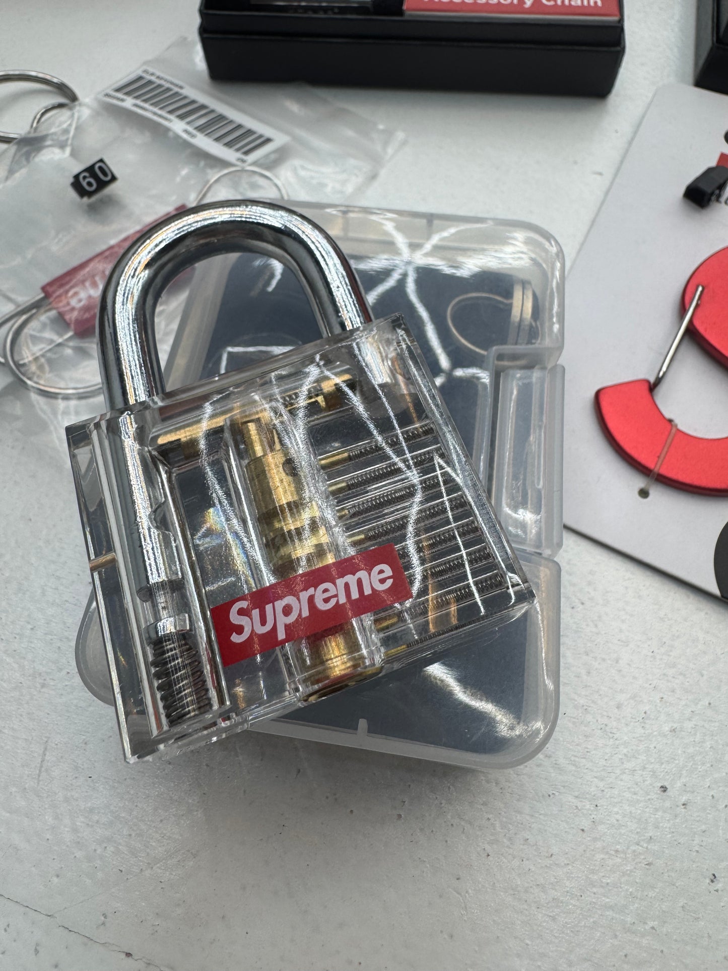 Supreme Transparent Lock Clear