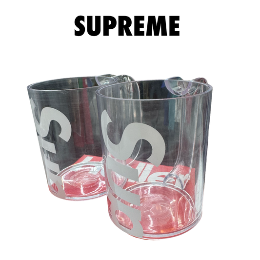 Supreme Heller Mugs (Set of 2) Clear