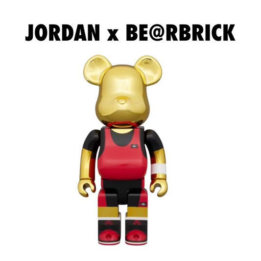 Bearbrick Nike Michael Jordan 1985 Air Jordan 400% gold