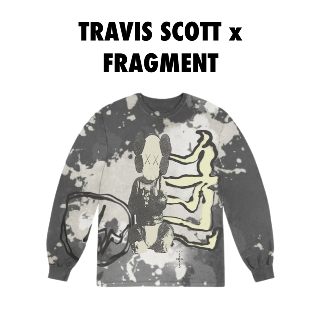 Travis Scott Cactus Jack + Kaws For Fragment L/S Tee