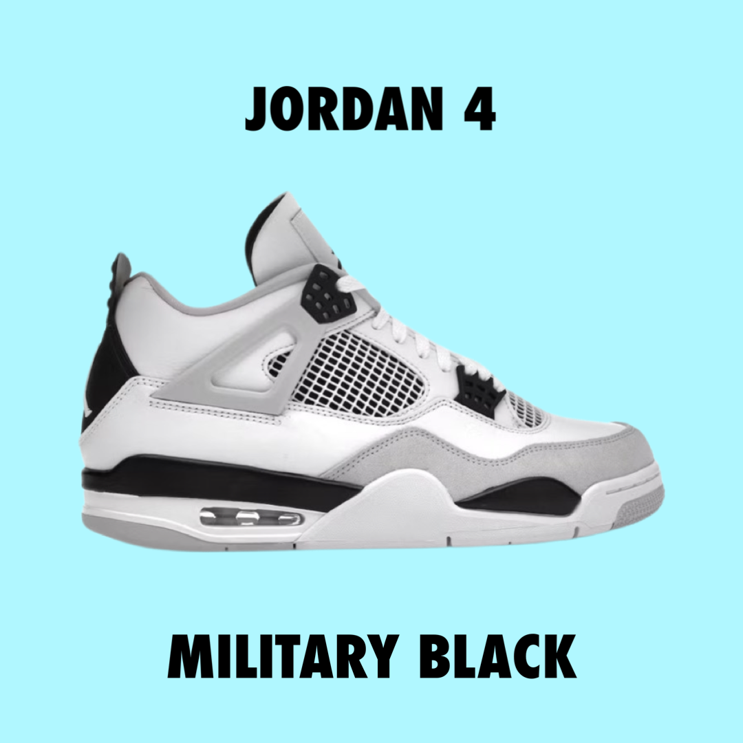 Jordan 4 Military Black