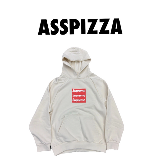 Asspizza Triple Box Logo hoodie
