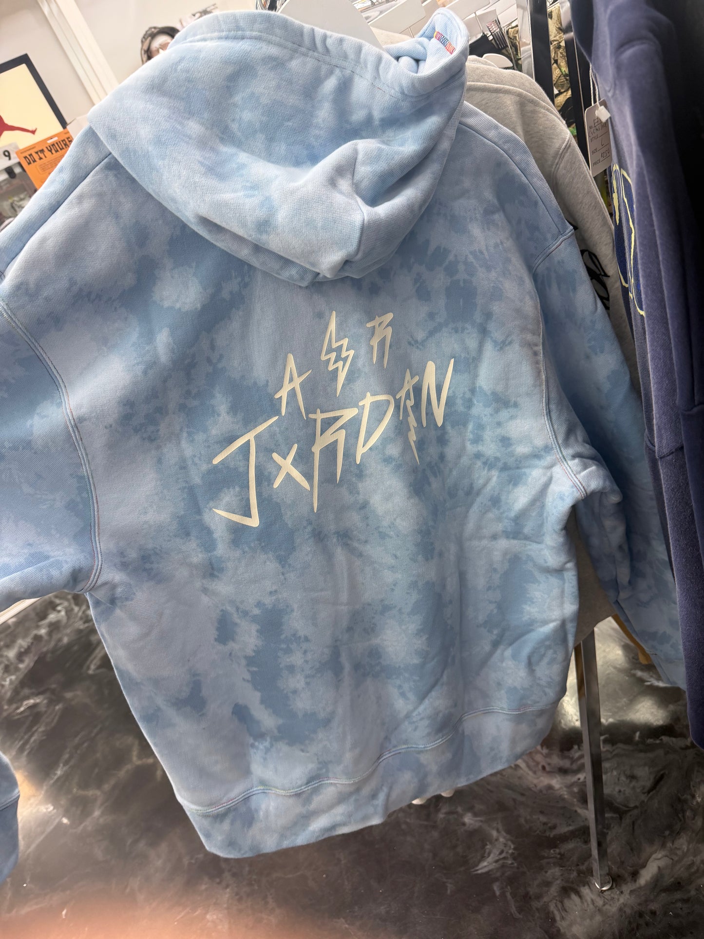 Jordan x J Balvin Hoodie Blue
