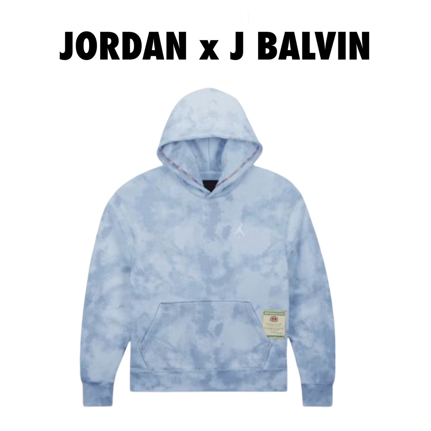 Jordan x J Balvin Hoodie Blue