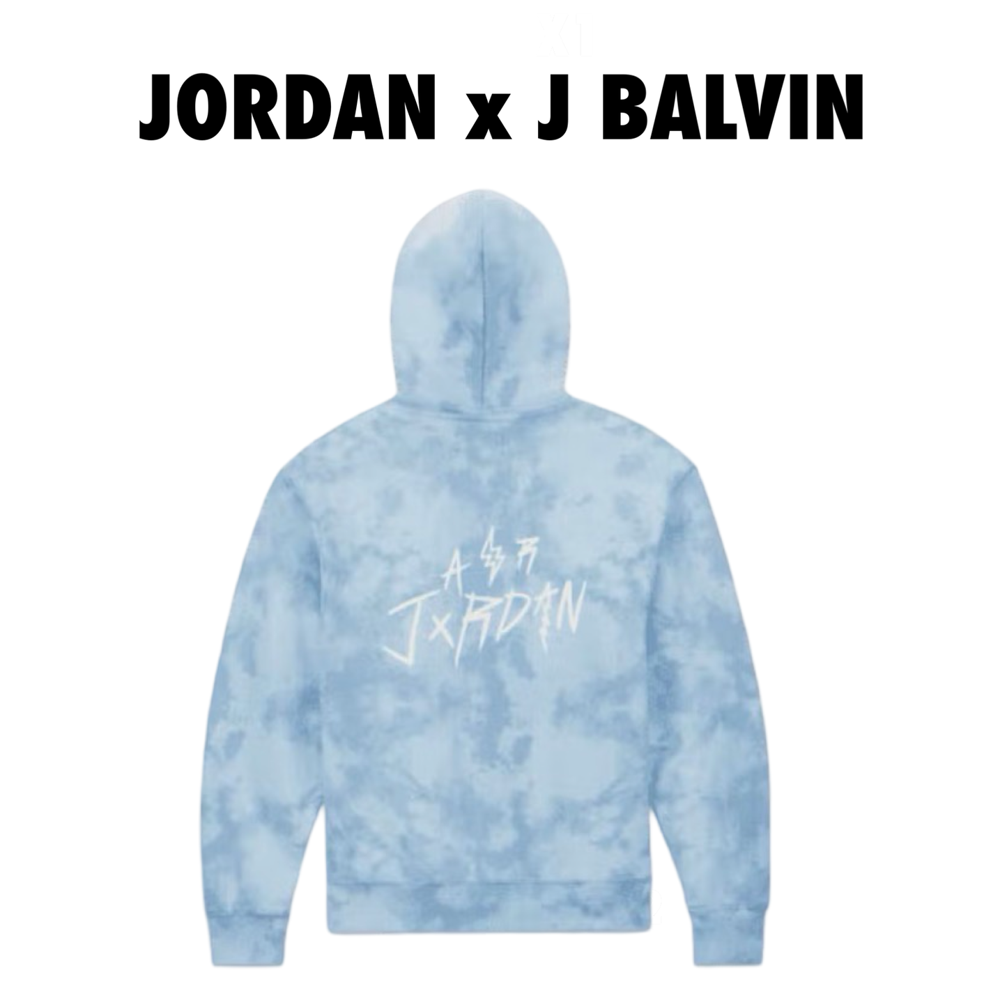 Jordan x J Balvin Hoodie Blue