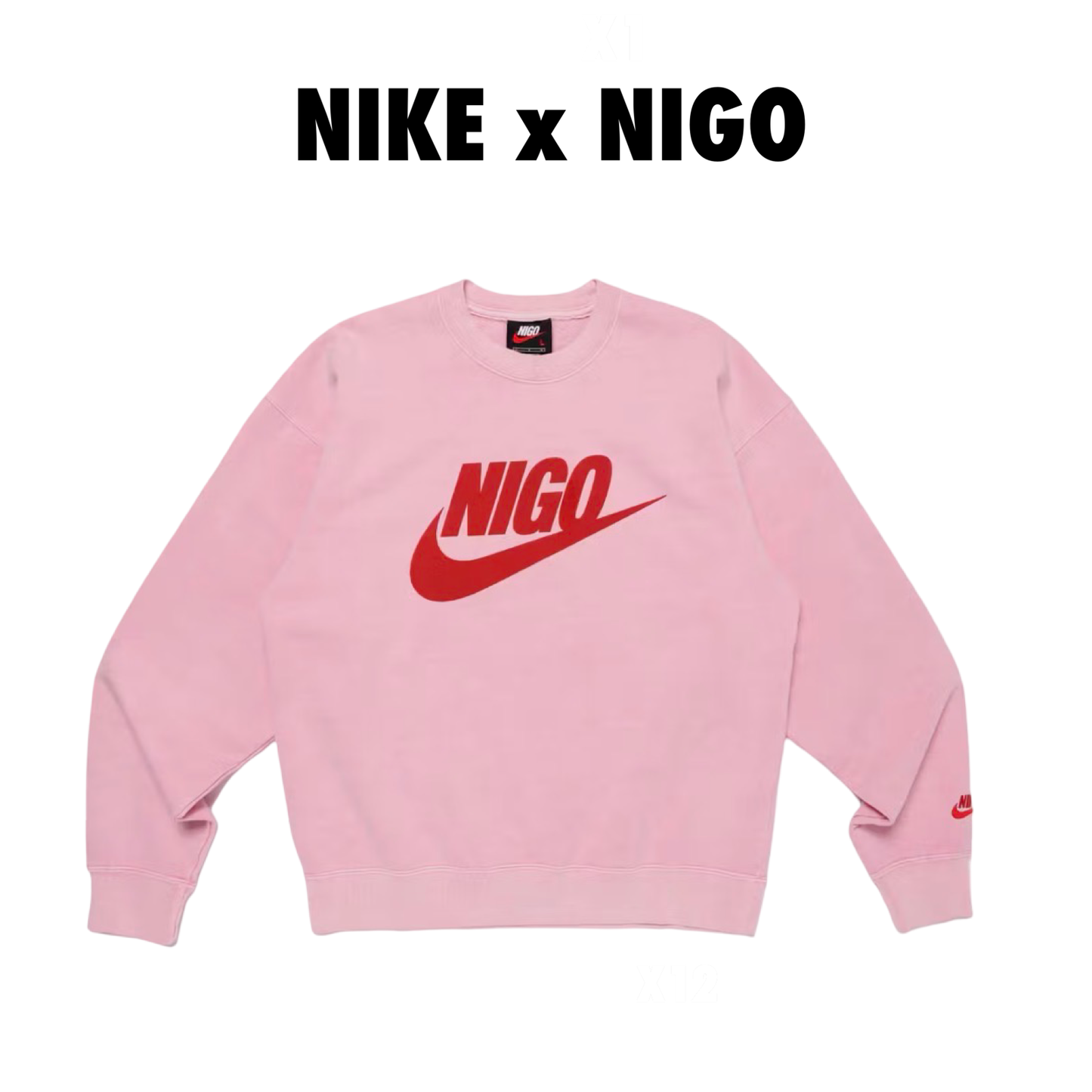 Nike x Nigo Crewneck Pink