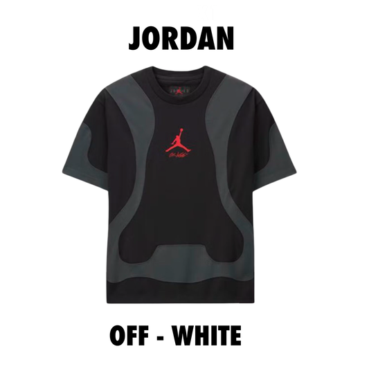 OFF-WHITE x Jordan Tee Black