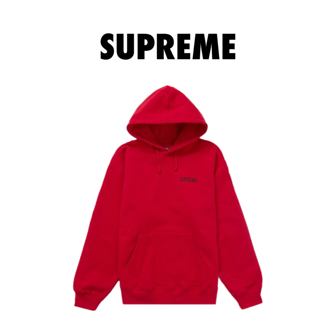 Supreme Anarchy Hooded Sweatshirt Red