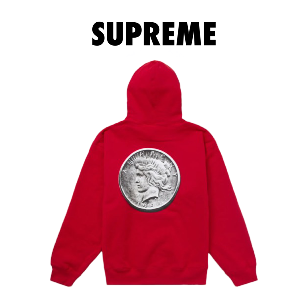 Supreme Anarchy Hooded Sweatshirt Red