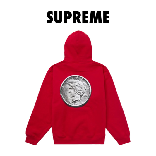 Supreme Anarchy Hooded Sweatshirt Red