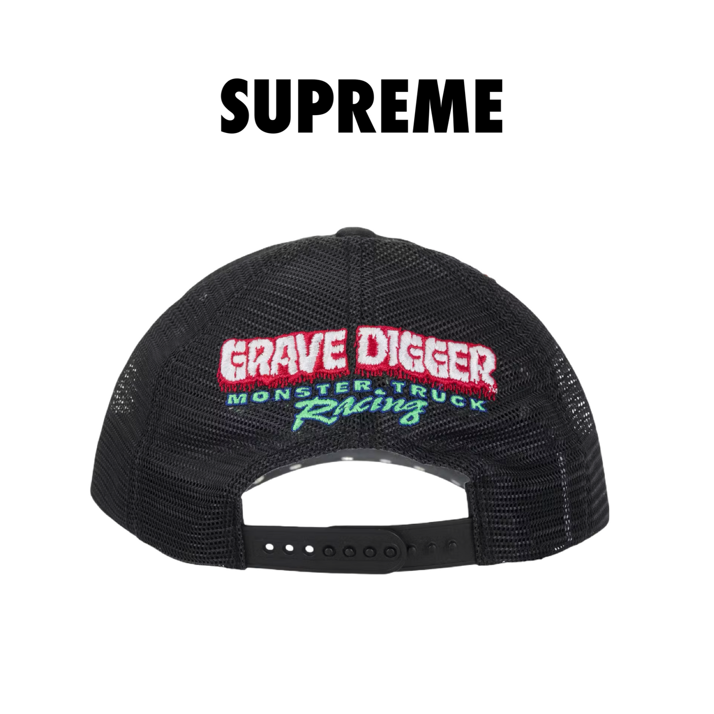 Supreme Grave Digger Mesh Back 5-Panel black