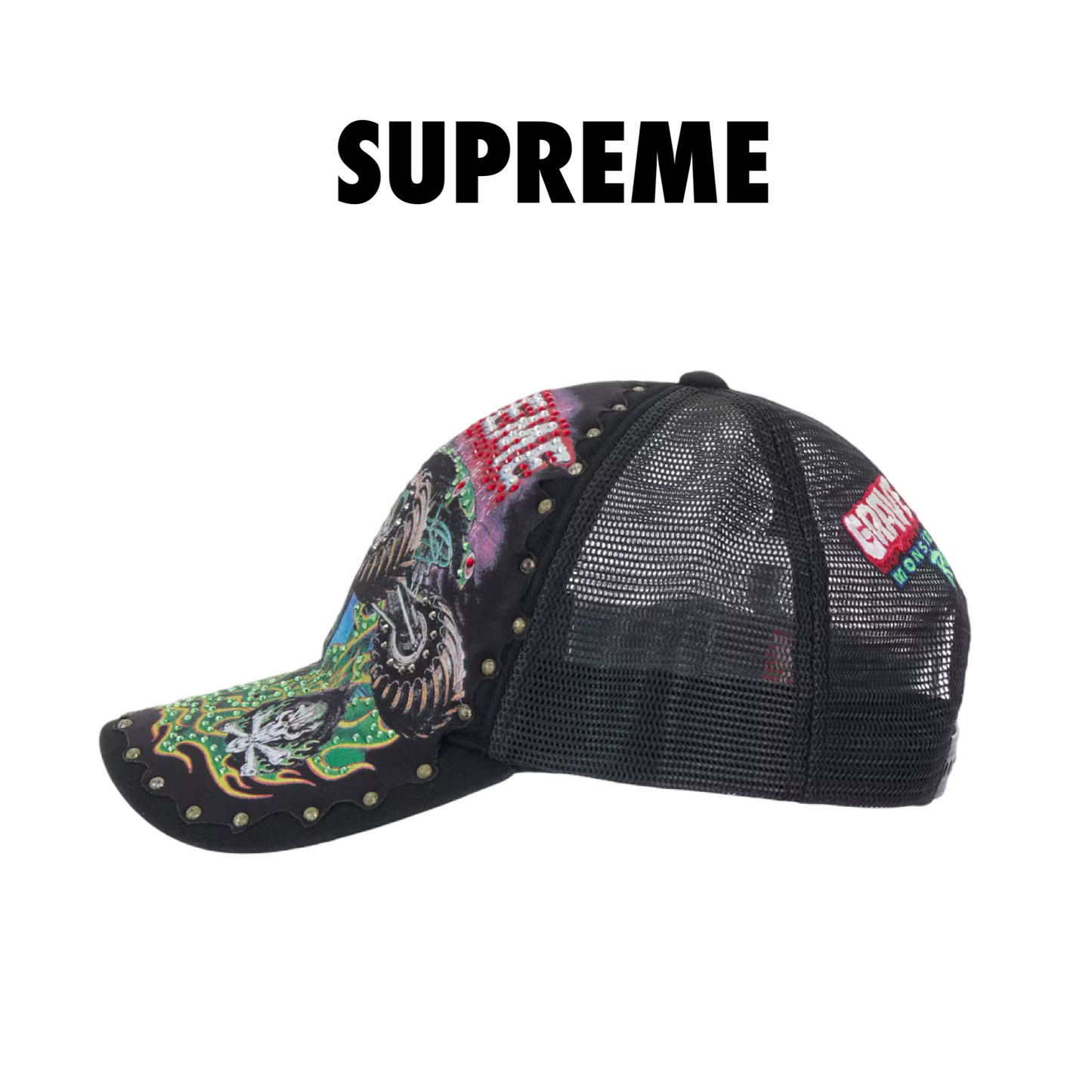 Supreme Grave Digger Mesh Back 5-Panel black