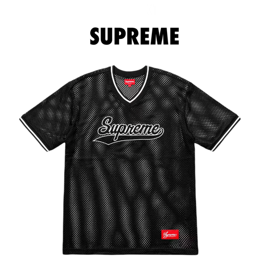 Supreme Mesh Baseball Top mesh black 2018