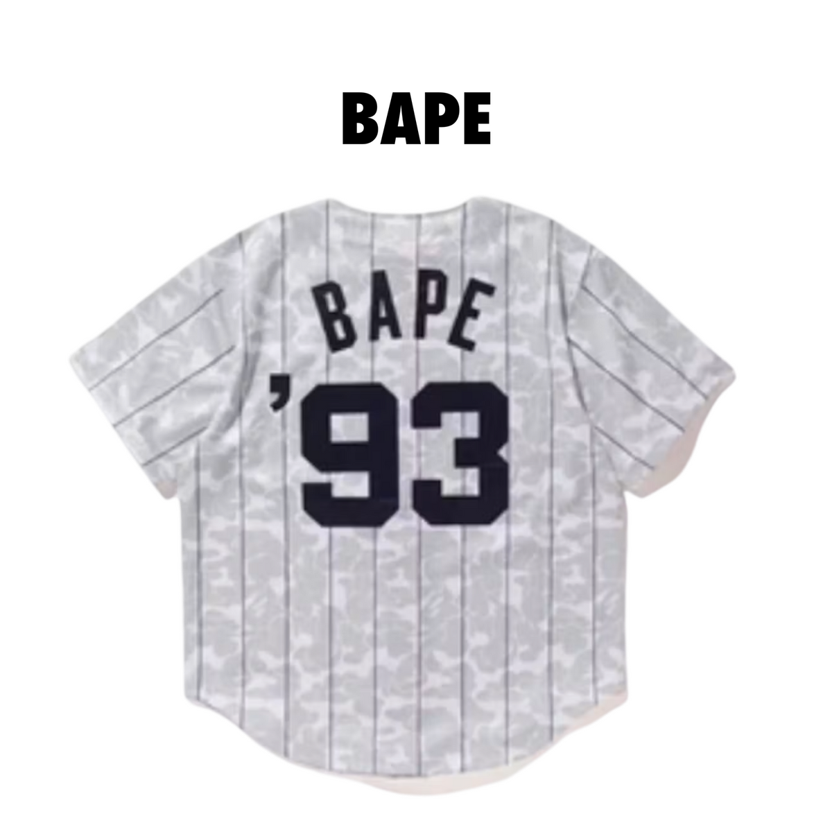BAPE × Mitchell & Ness Yankees Jersey white