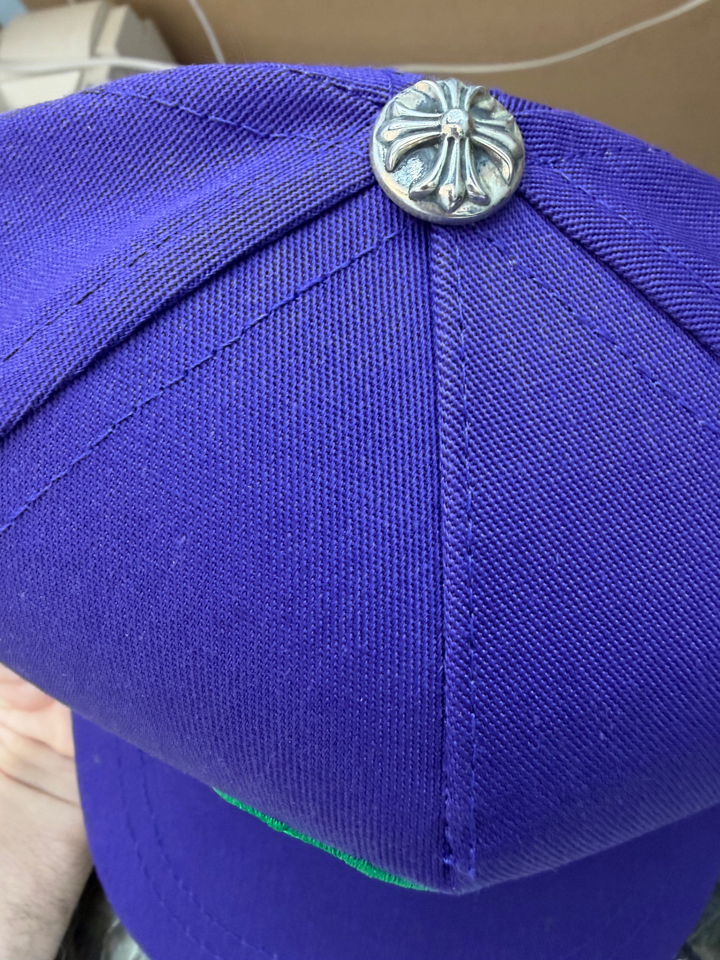 Chrome Hearts CH Baseball Cap purple