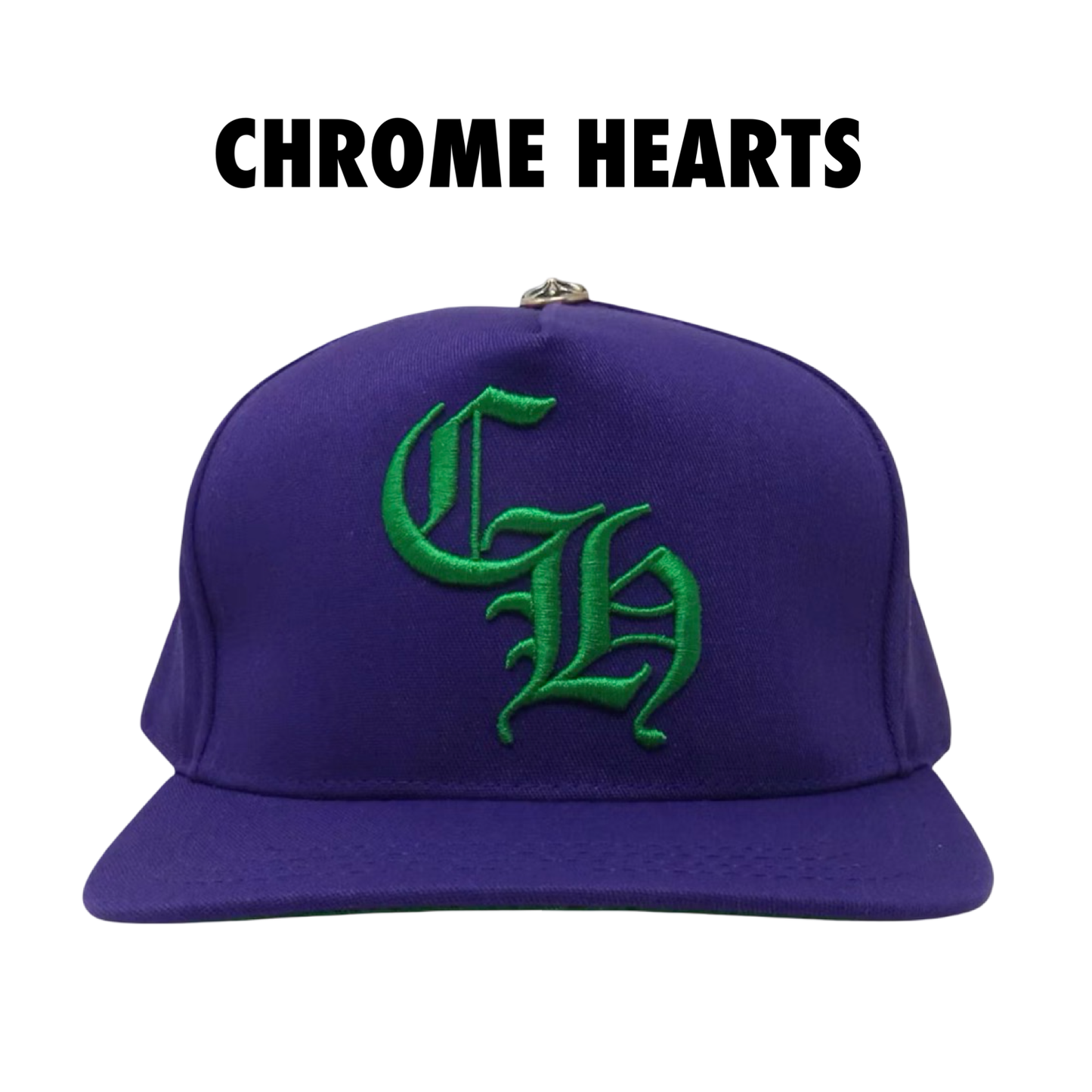 Chrome Hearts CH Baseball Cap purple