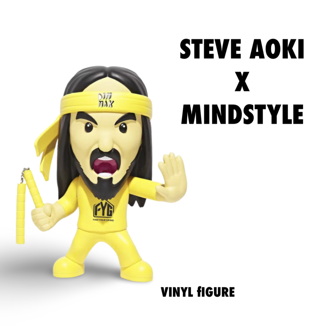 MINDstyle Find Your Grind x Steve Aoki Vinyl Figure