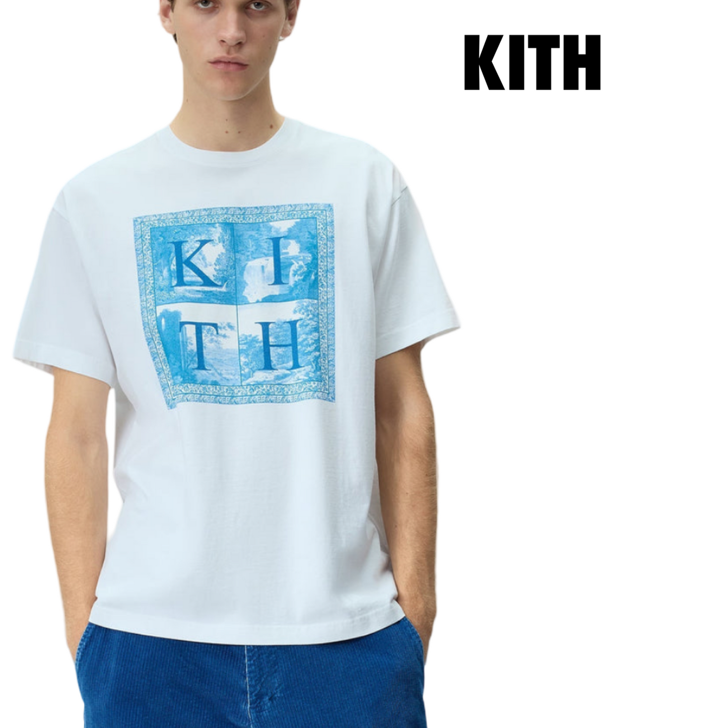 Kith Engraving tee white